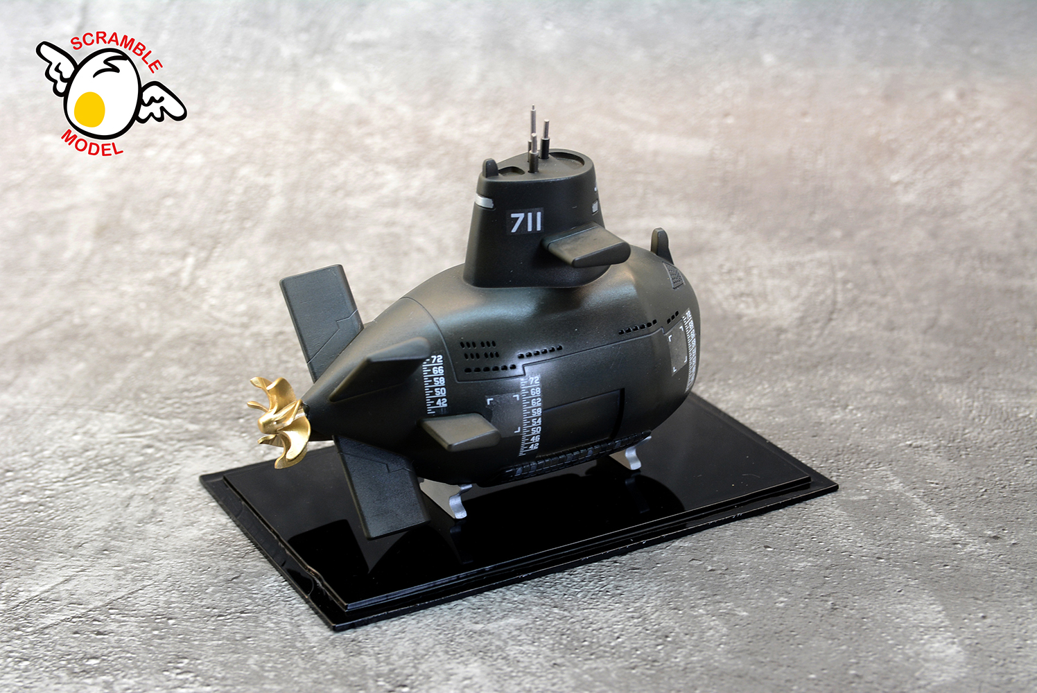 海軍SS-711海鯤潛艦Q版樹脂模型材料包