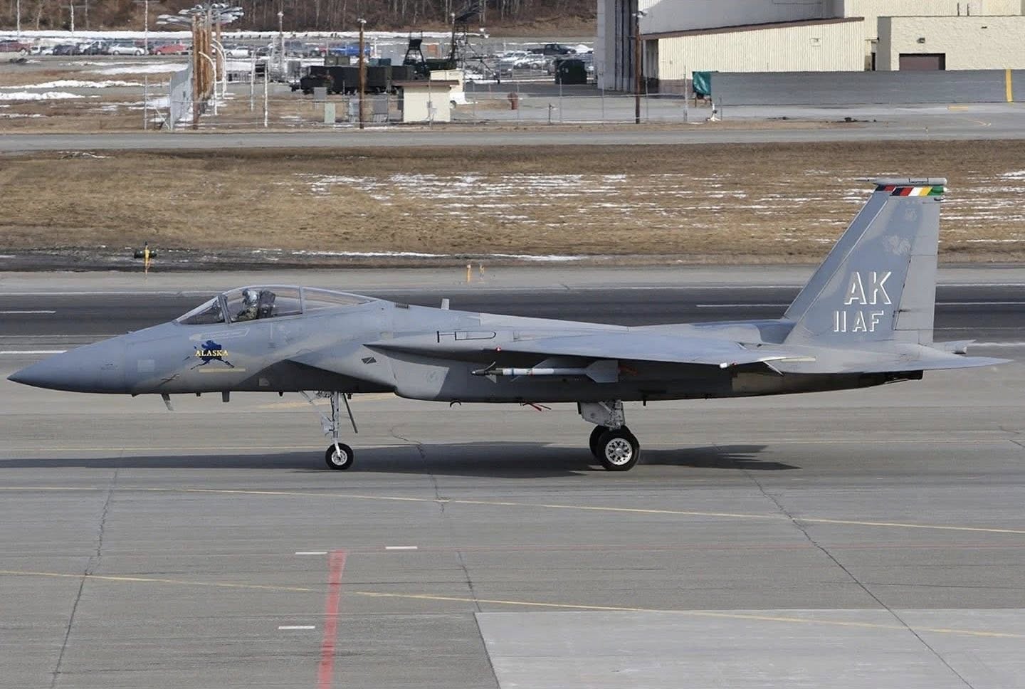 HA4574美國空軍F-15C鷹式戰鬥機“阿拉斯卡 