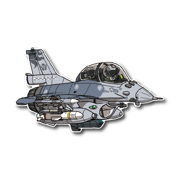 空軍F-16BM戰鬥機双座*花蓮第五聯隊*魚叉飛彈