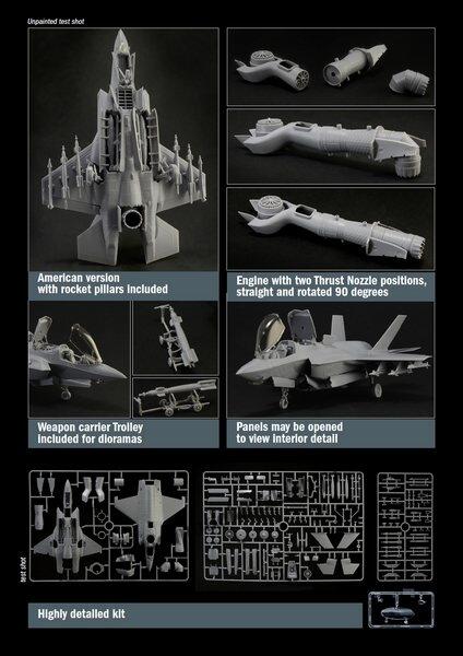1425美國 F-35B 閃電II 戰鬥機 (STOVL Version)1/72模型