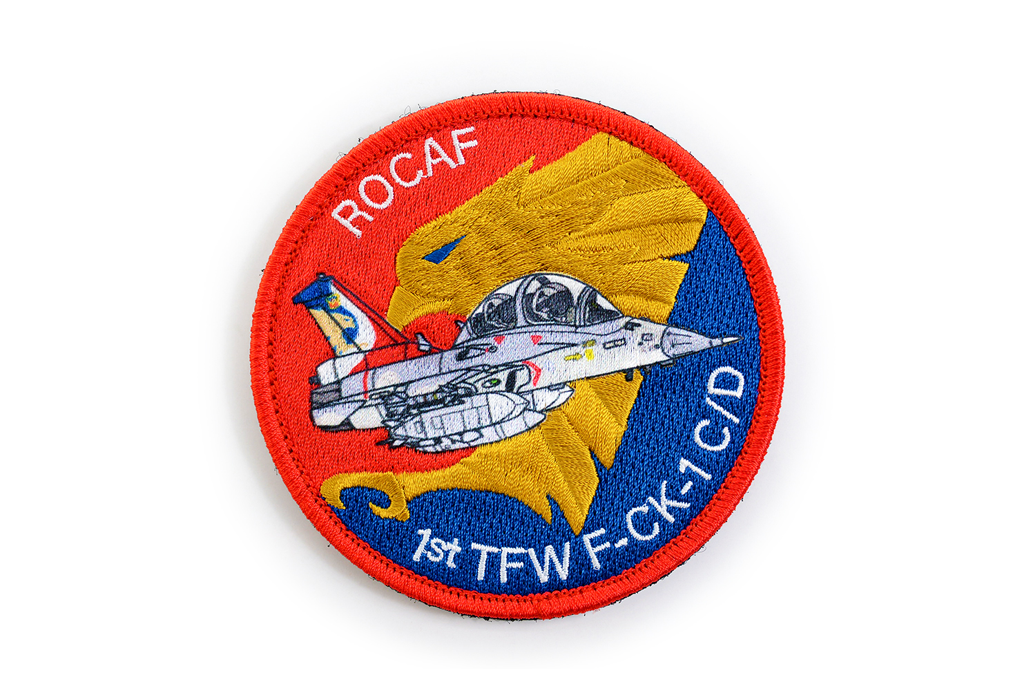 P0152空軍F-CK-1C/D臂章Mr.dom系列(有魔鬼氈)
