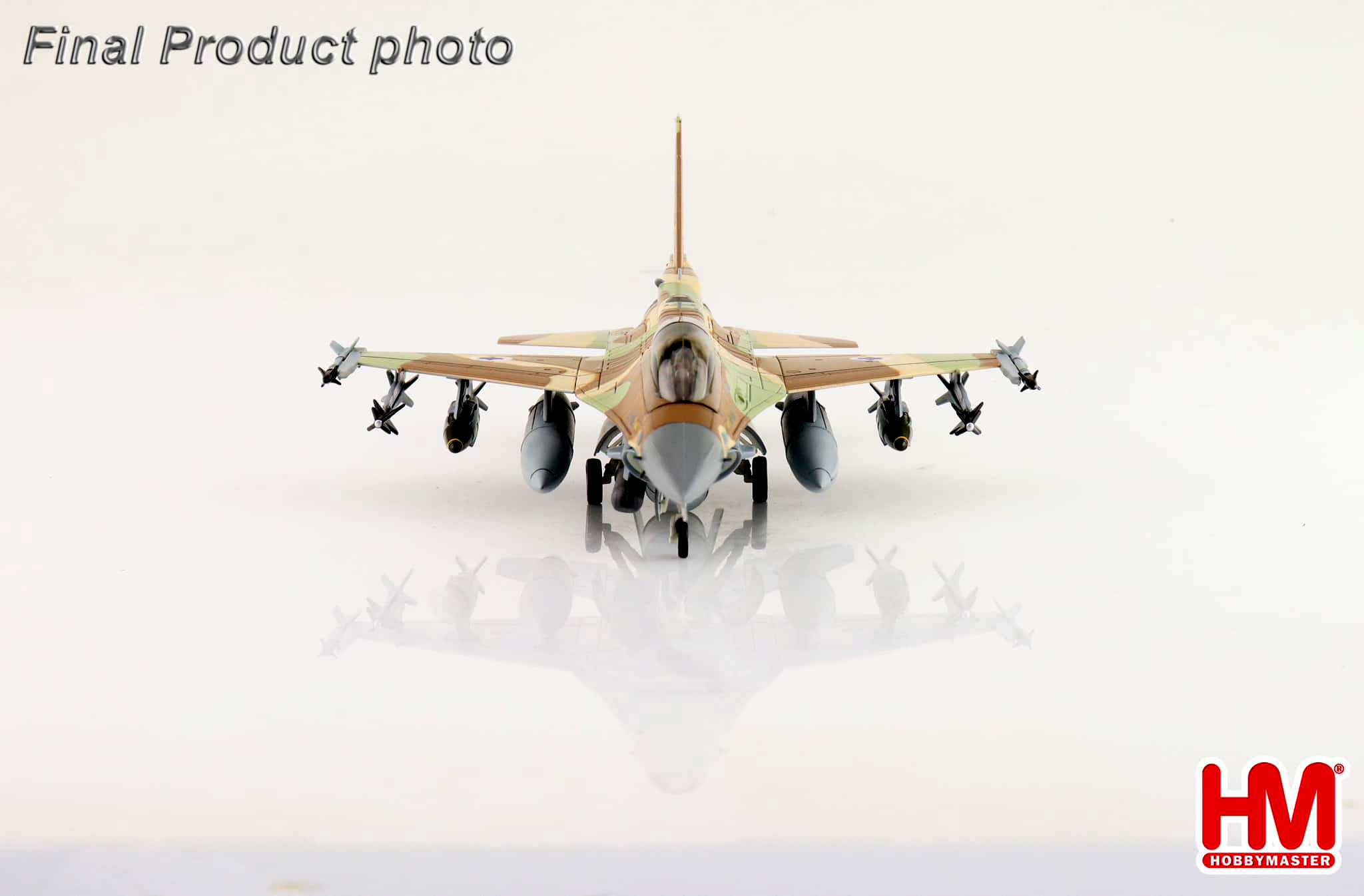 HA38037以色列空軍F-16I 第119中隊蝙蝠中隊合金模型