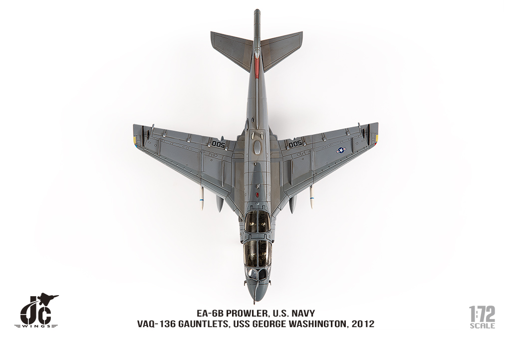美國海軍EA-6B徘徊者Prowler電子戰機  VAQ-136鐵拳中隊 JCW-72-EA6B-007