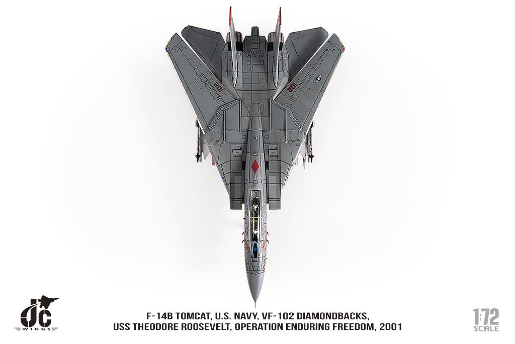 美國海軍F-14B雄貓式戰機VF-102中隊 JCW-72-F14-024