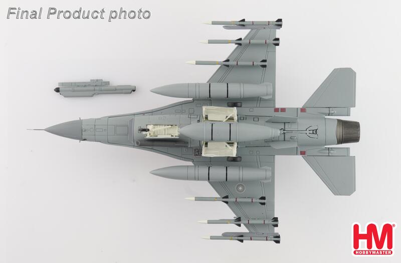 HA38056空軍F-16V第21隊AIM-120*送登機梯1/72合金模型成品HM