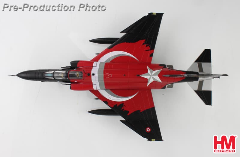 HA19079土耳其空軍F-4服役50週年彩繪1/72合金成品模型HM