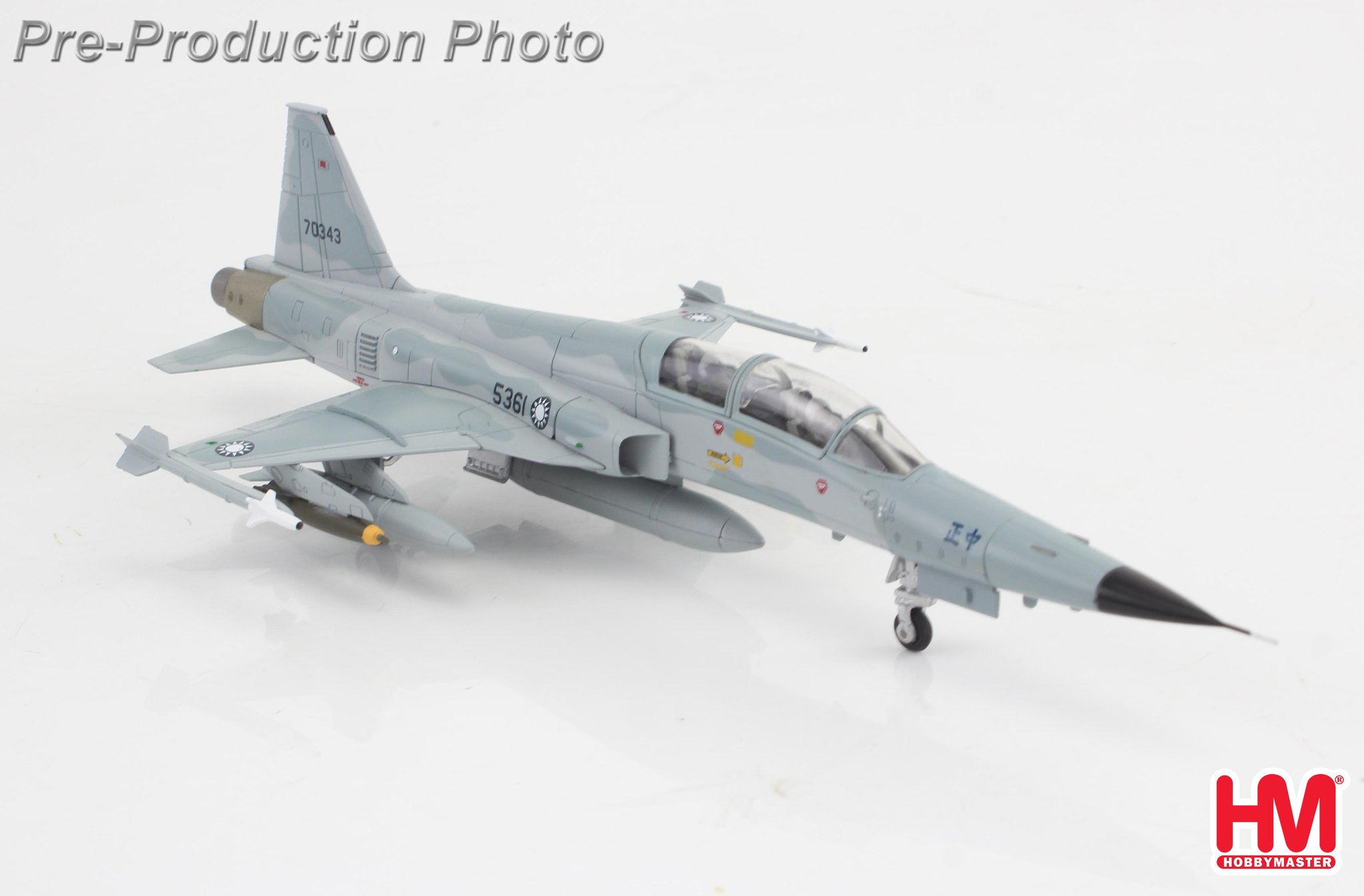 HA3381空軍F-5F黃植誠叛逃機 合金成品模型1/72成品HM