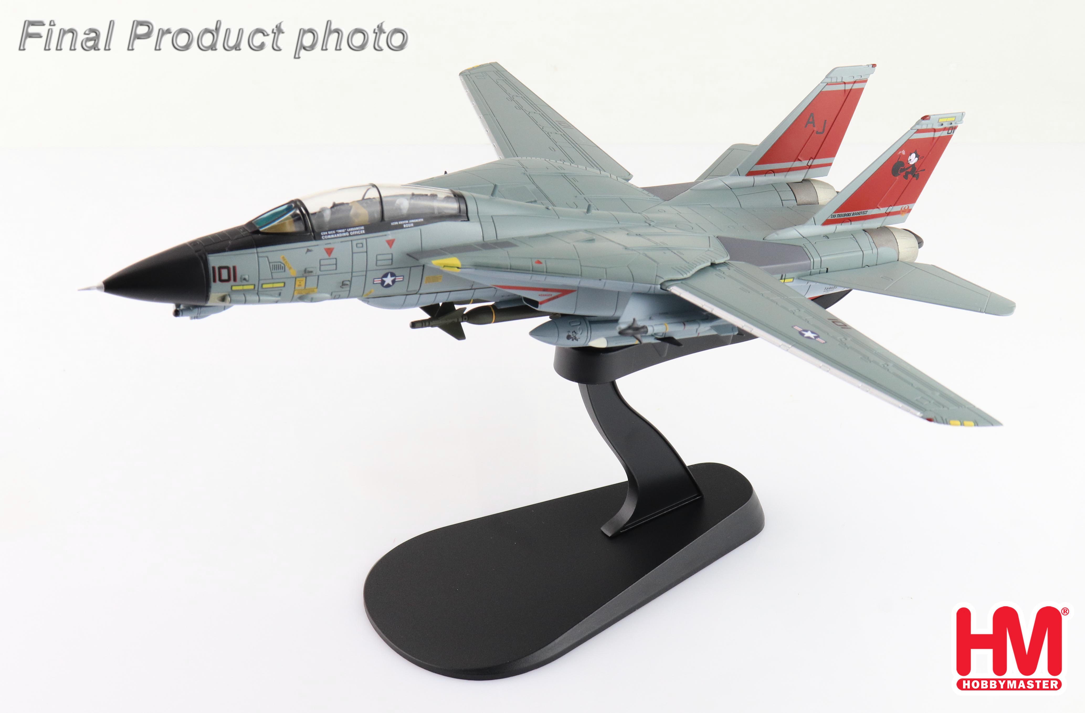 HA5253 F-14D雄貓人VF-31 The Last Tomcat Cruise模型