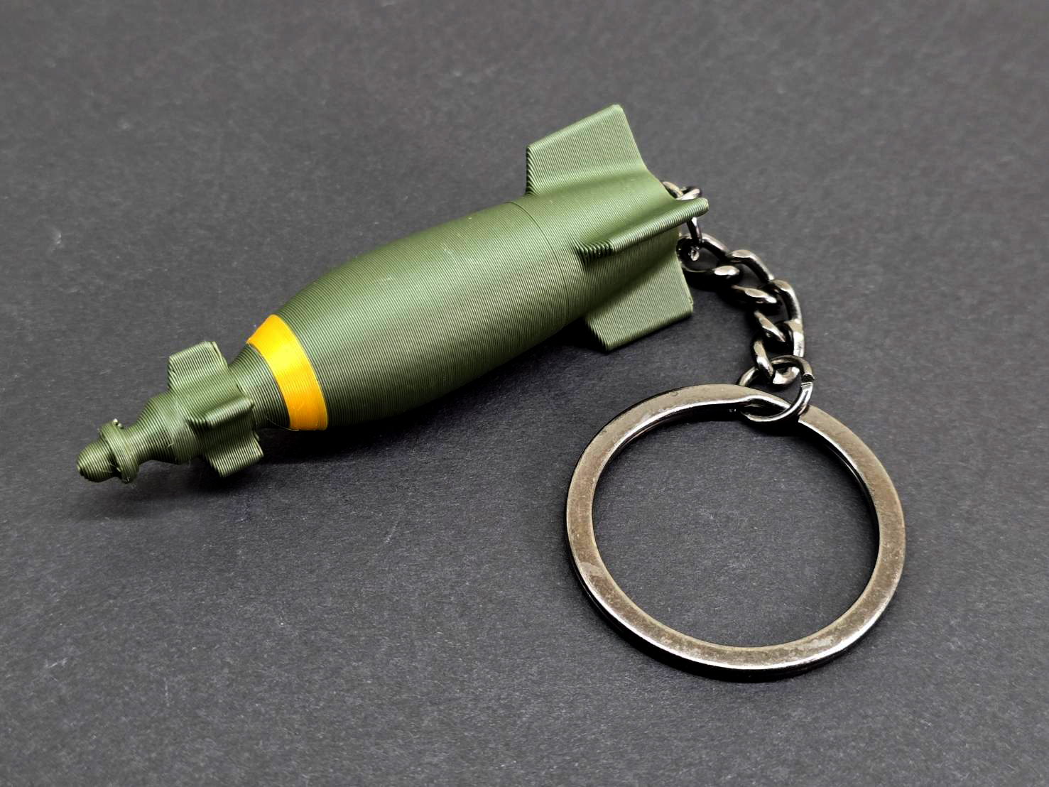 K0080鋪路二式GBU-10雷射導引炸彈3D列印鑰匙圈