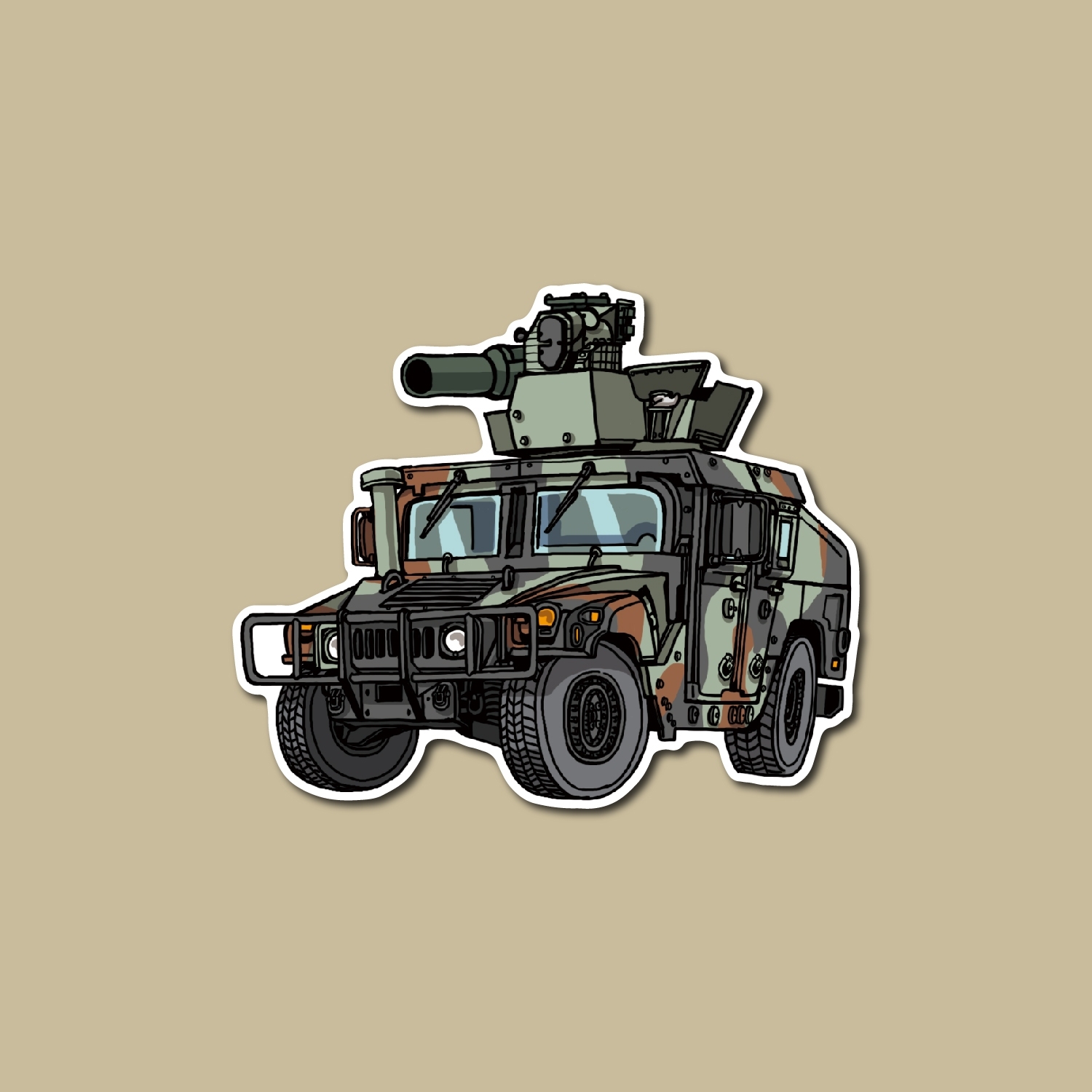 國軍拖式飛彈悍馬車