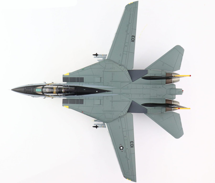 HA5239海盜旗VF-103美國海軍F-14B TOMCAT戰機模型