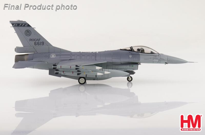 HA38056空軍F-16V第21隊AIM-120*送登機梯1/72合金模型成品HM