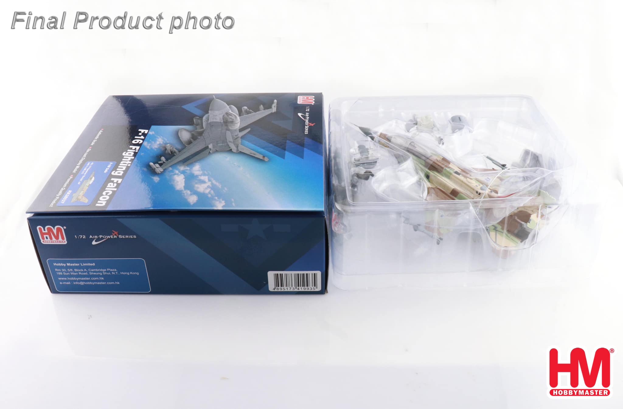 HA38038以色列空軍F-16I 第105毒蠍中隊合金模型