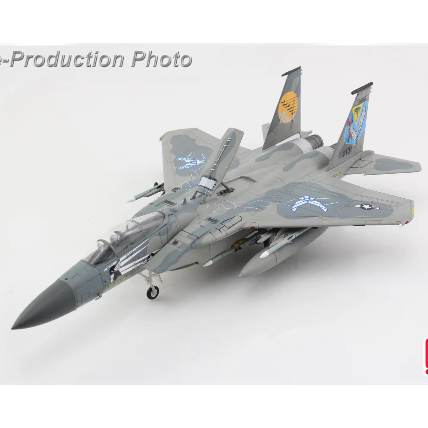 HA4578美國 F-15C佛羅里達國民警衛隊7週年紀念版