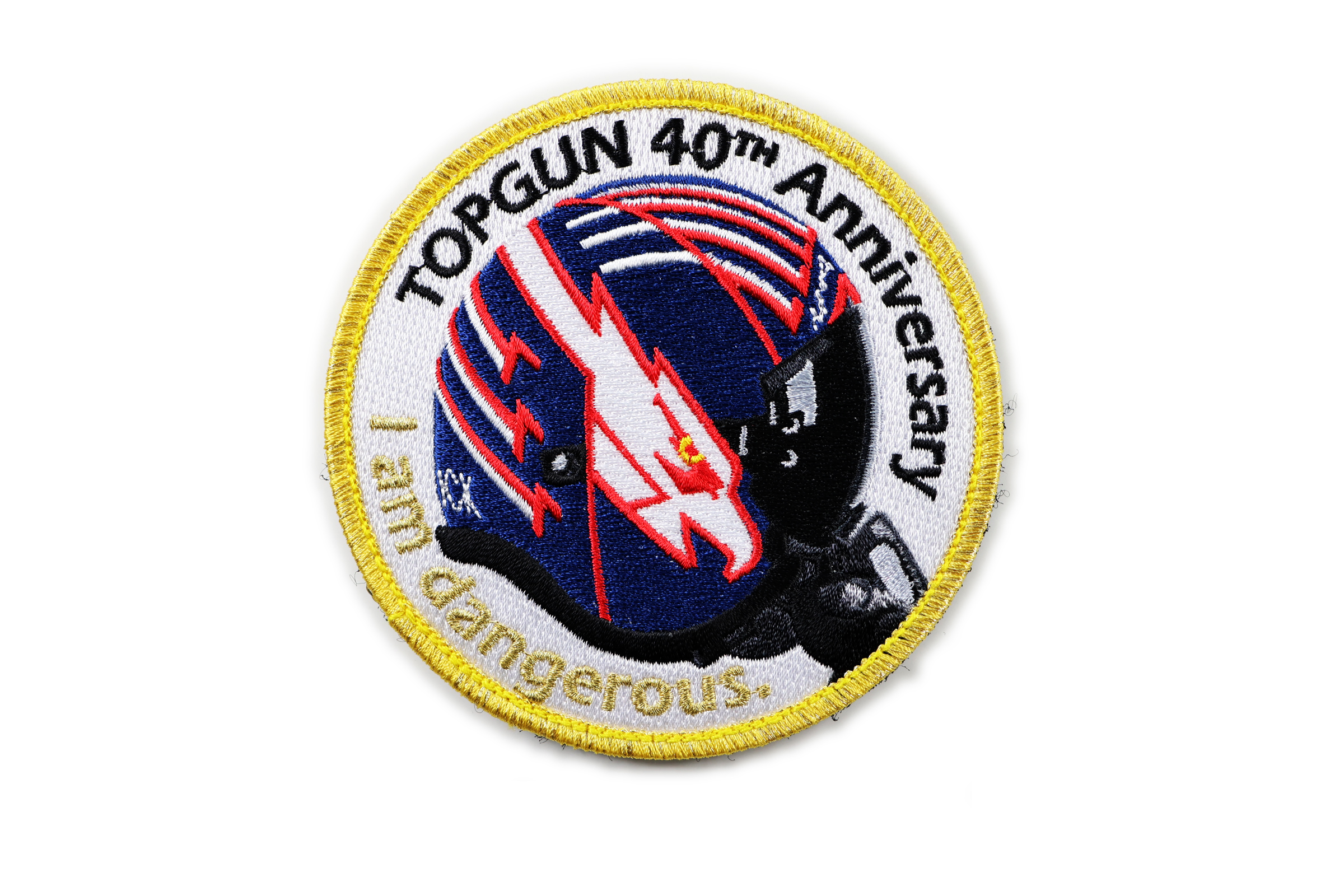 PTG0040捍衛戰士 TOPGUN 40周年 I am dangerous(金邊)(魔鬼氈)