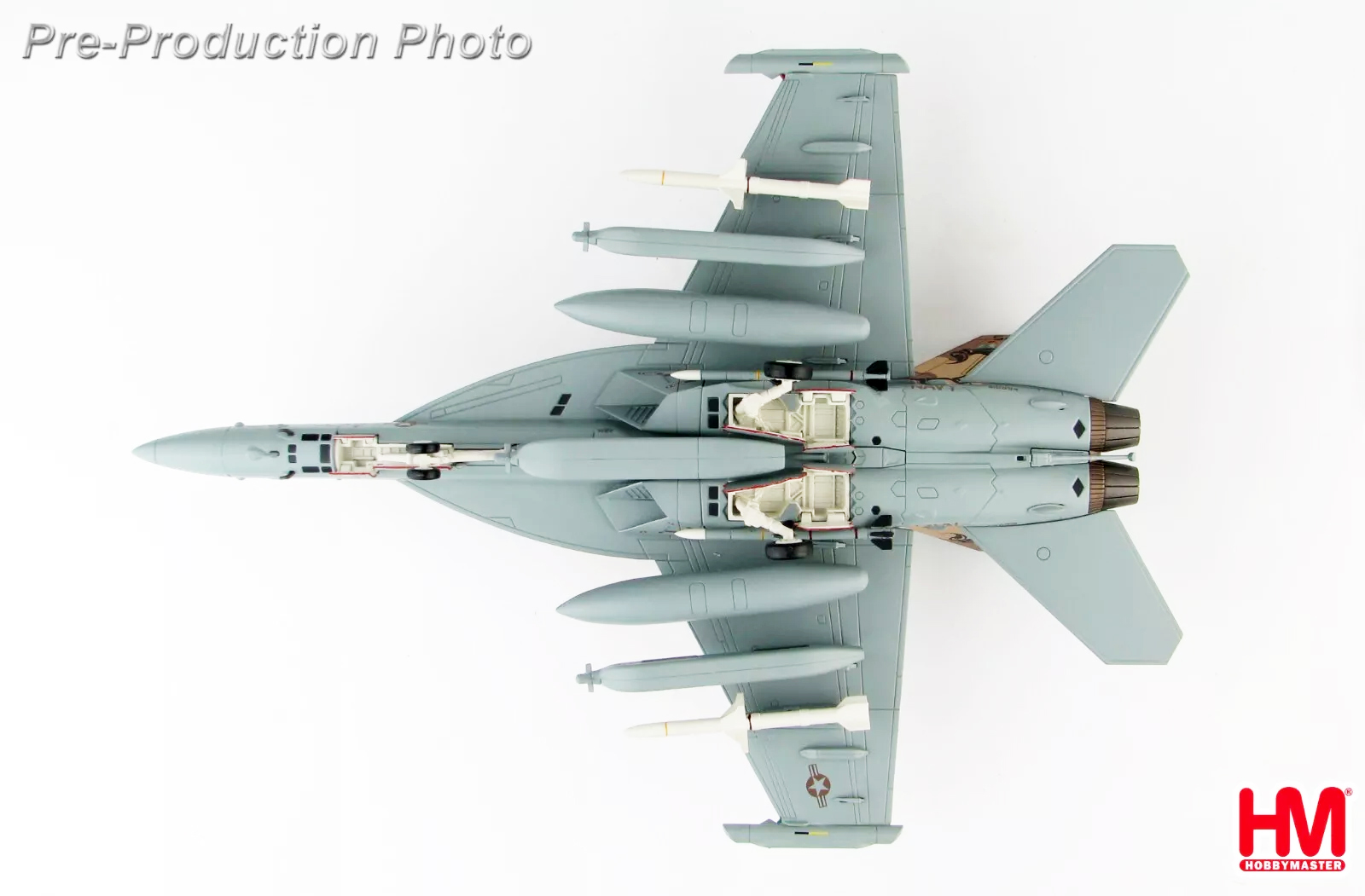 HA5151美國海軍EA-18G Growler 咆哮者VAQ-132毒蠍子中隊模型1/72成品HM