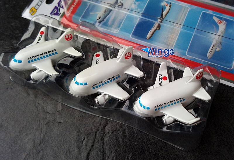 MZ604日本航空JAL客機磁鐵3入套組