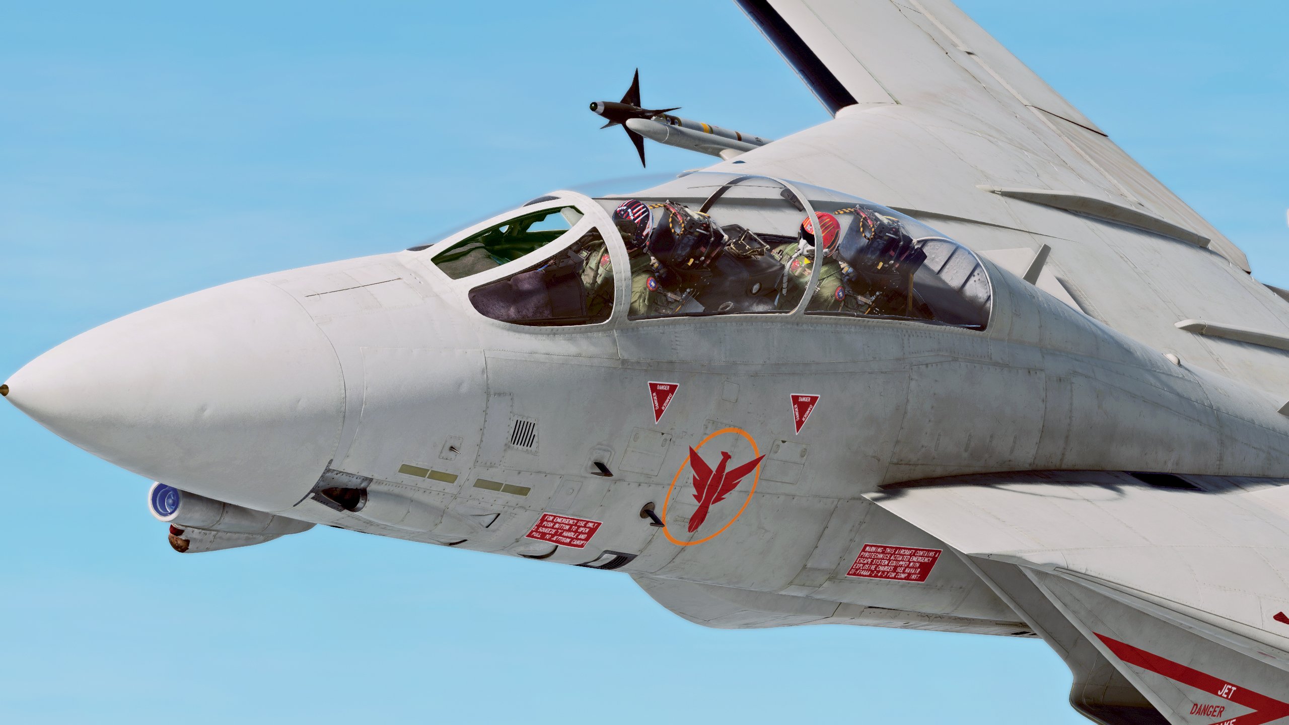 HA5258捍衛戰士-獨行俠 F-14A 土匪戰機(附電影版及紅星水貼)模型1/72成品HM