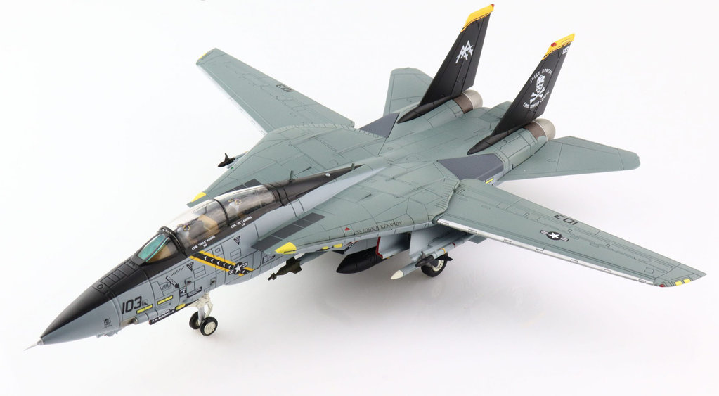 HA5239海盜旗VF-103美國海軍F-14B TOMCAT戰機模型
