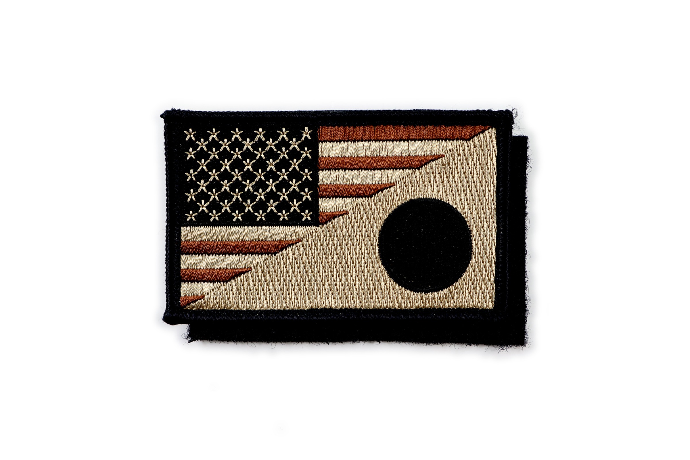 P0173 美國&日本國旗章(多地迷彩)(魔鬼氈)