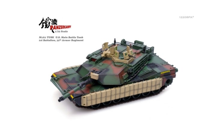 美國M1A1 Abrams艾布蘭坦克(沙漠色) 12208PA