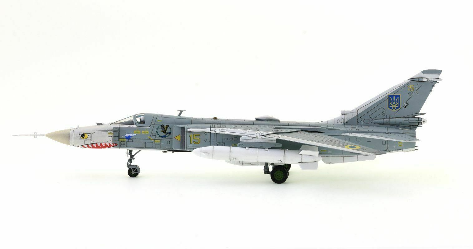 CA722402烏克蘭Su-24M鯊魚嘴Yellow 15合金成品1/72模型