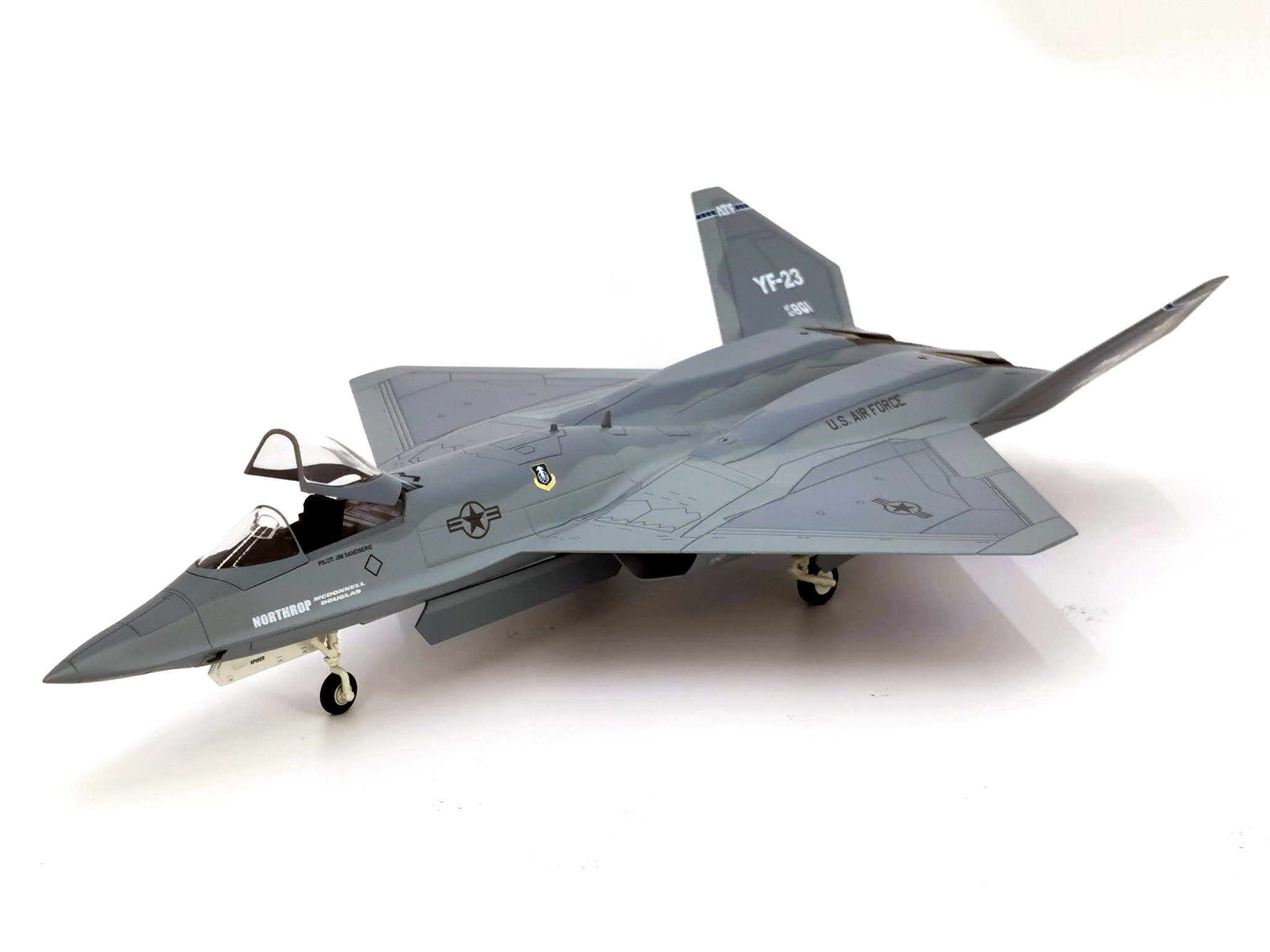 HA2850美國YF-23 “Gray Ghost” 1/72合金成品模型HM
