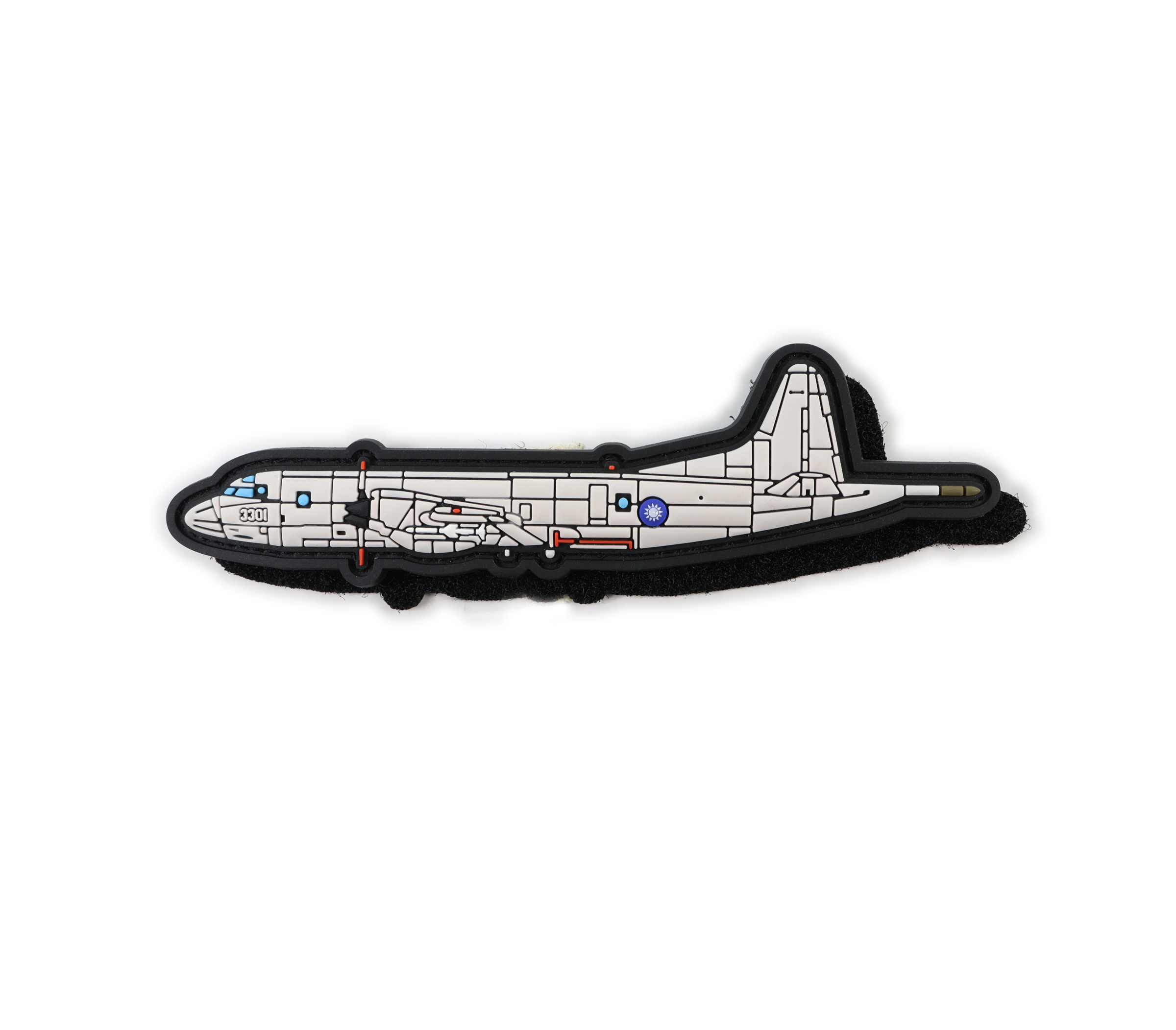 PVC0067空軍P-3C反潛機機型PVC章(魔鬼氈)