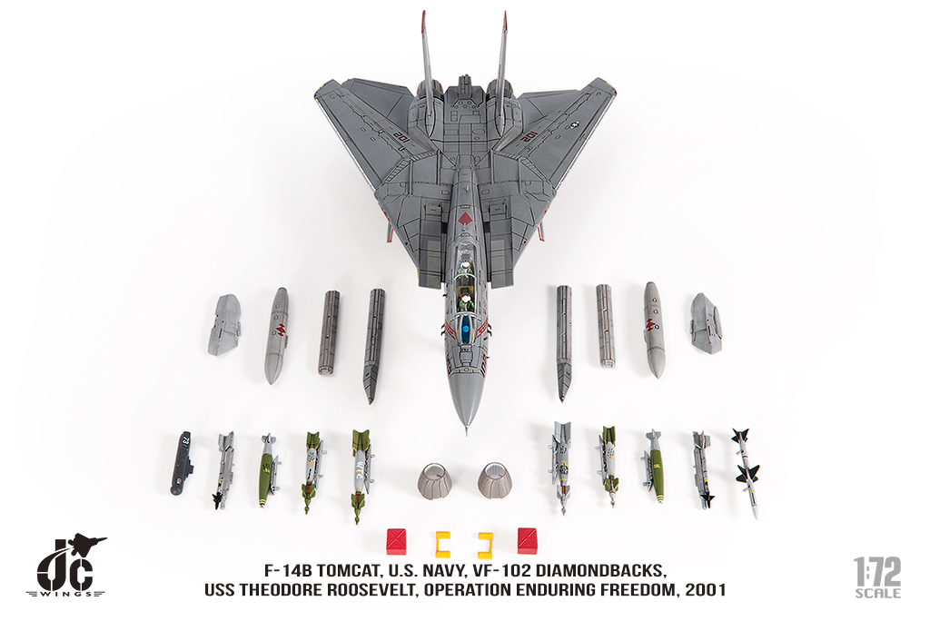 美國海軍F-14B雄貓式戰機VF-102中隊 JCW-72-F14-024