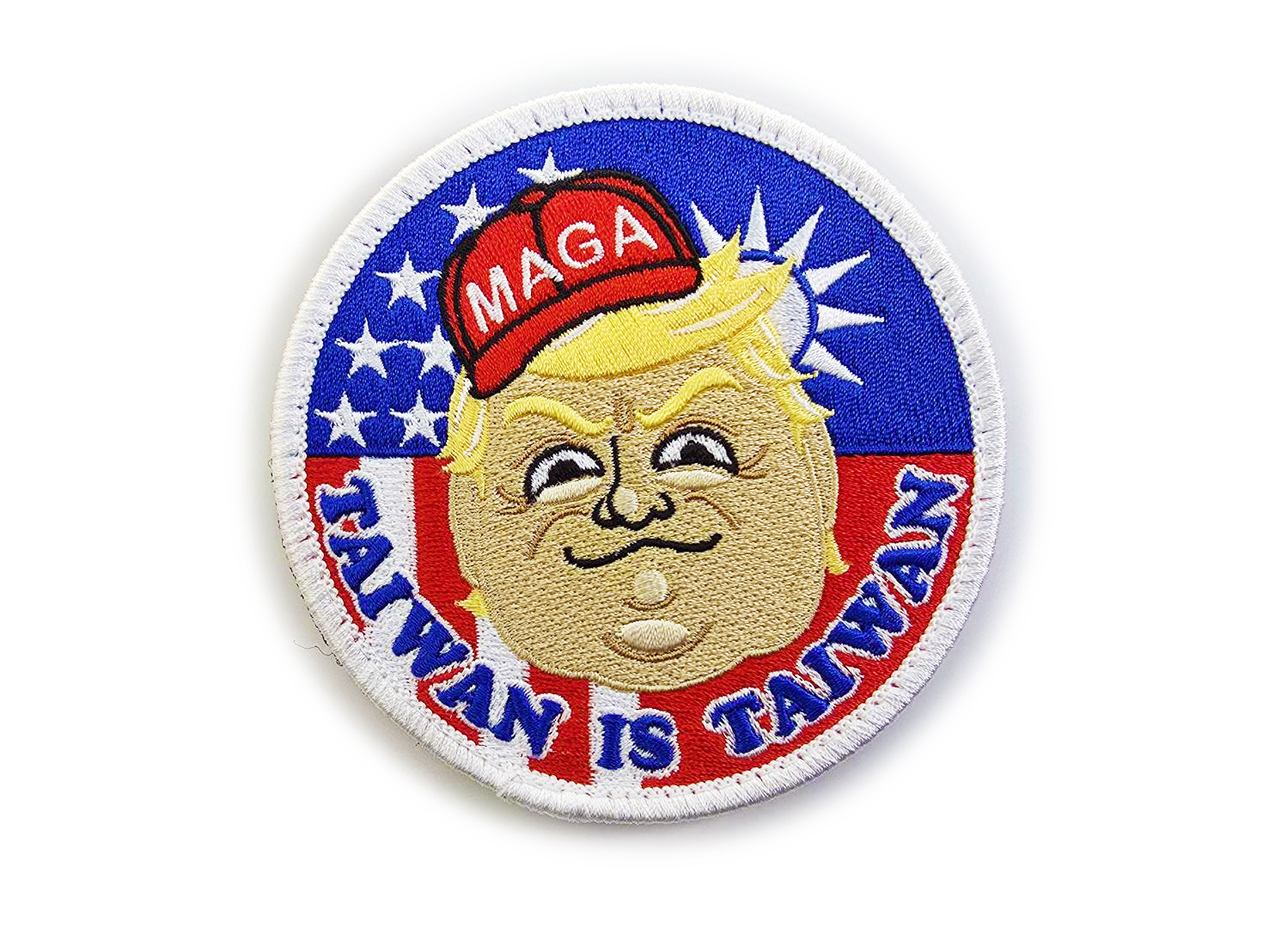 P0155台灣就是台灣TAIWAN IS TAIWAN 繡章(魔鬼氈)