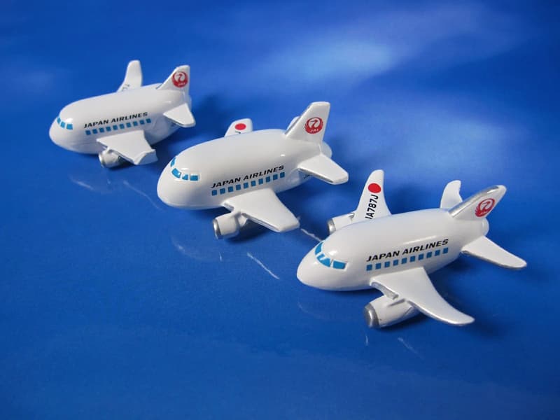 MZ604日本航空JAL客機磁鐵3入套組