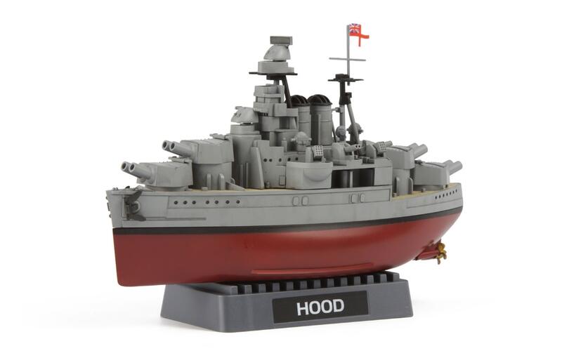 WB-005造艦師-英國胡德號戰列艦Q版模型