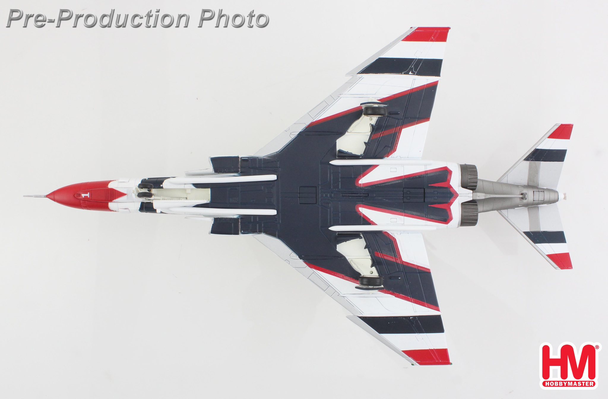 HA19083美國空軍雷鳥特技小組1號機F-4E幽靈1973-74合金模型1/72成品HM