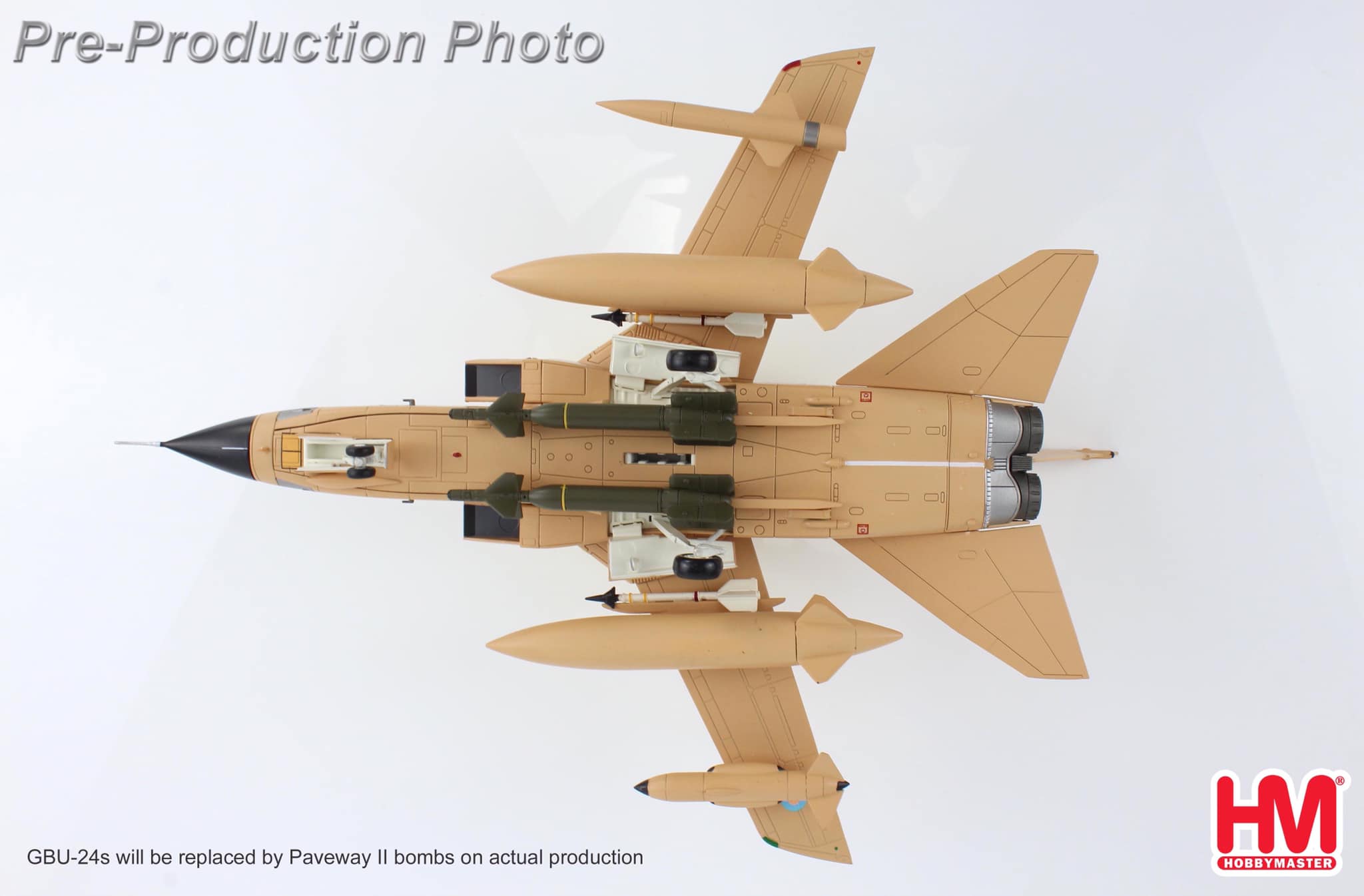 HA6716英國皇家空軍龍捲風GR.Mk 1黛比Debbie 1991沙漠風暴模型