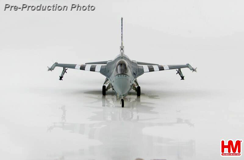 HA3879比利時空軍諾曼第75週年F-16AM彩繪紀念機1/72合金成品模型