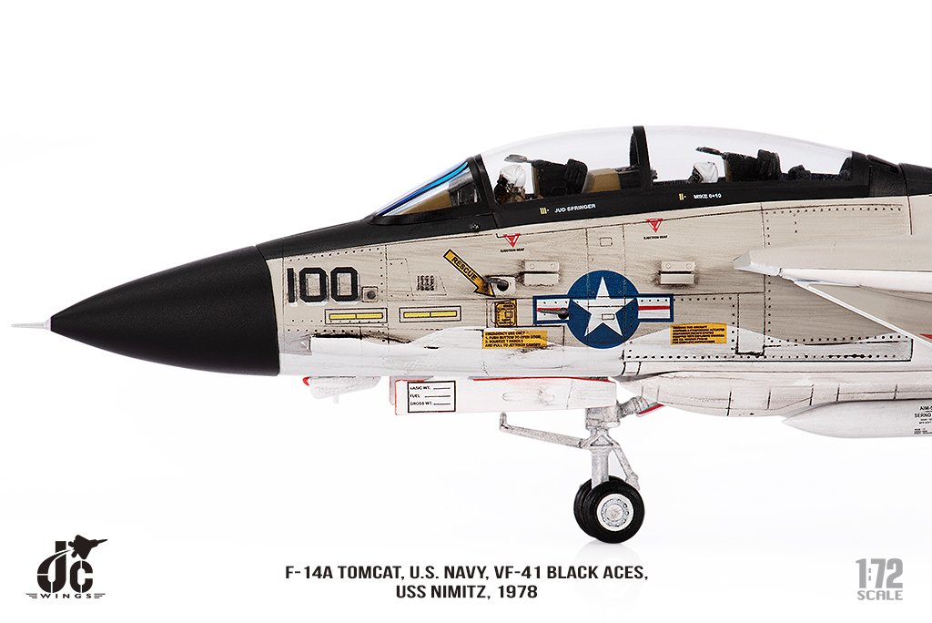 JCW-72-F14-012 美國海軍F-14A VF-41 Black Aces模型