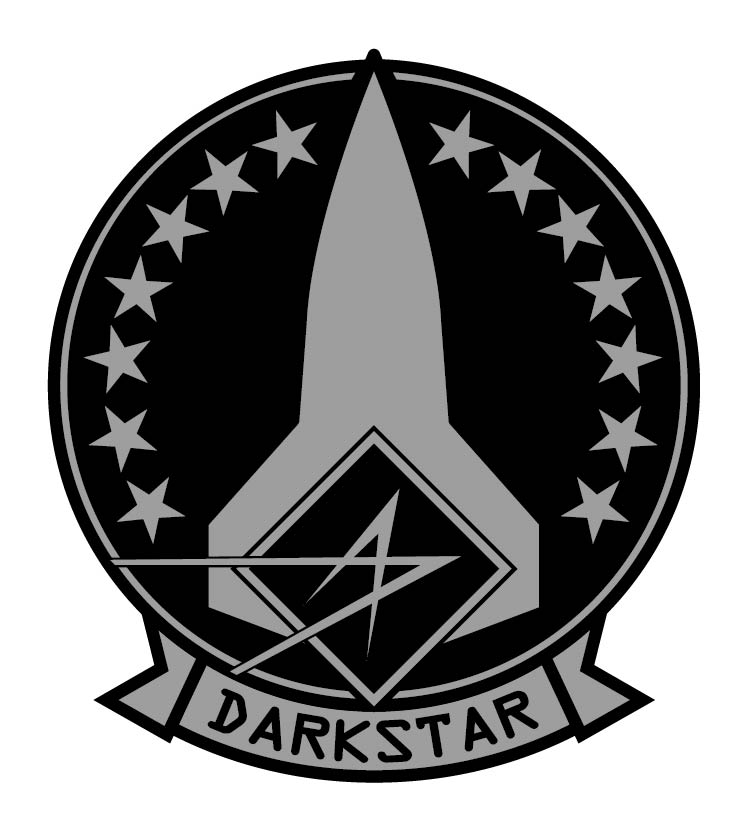 ST0043 暗星號DARKSTAR塑膠貼紙