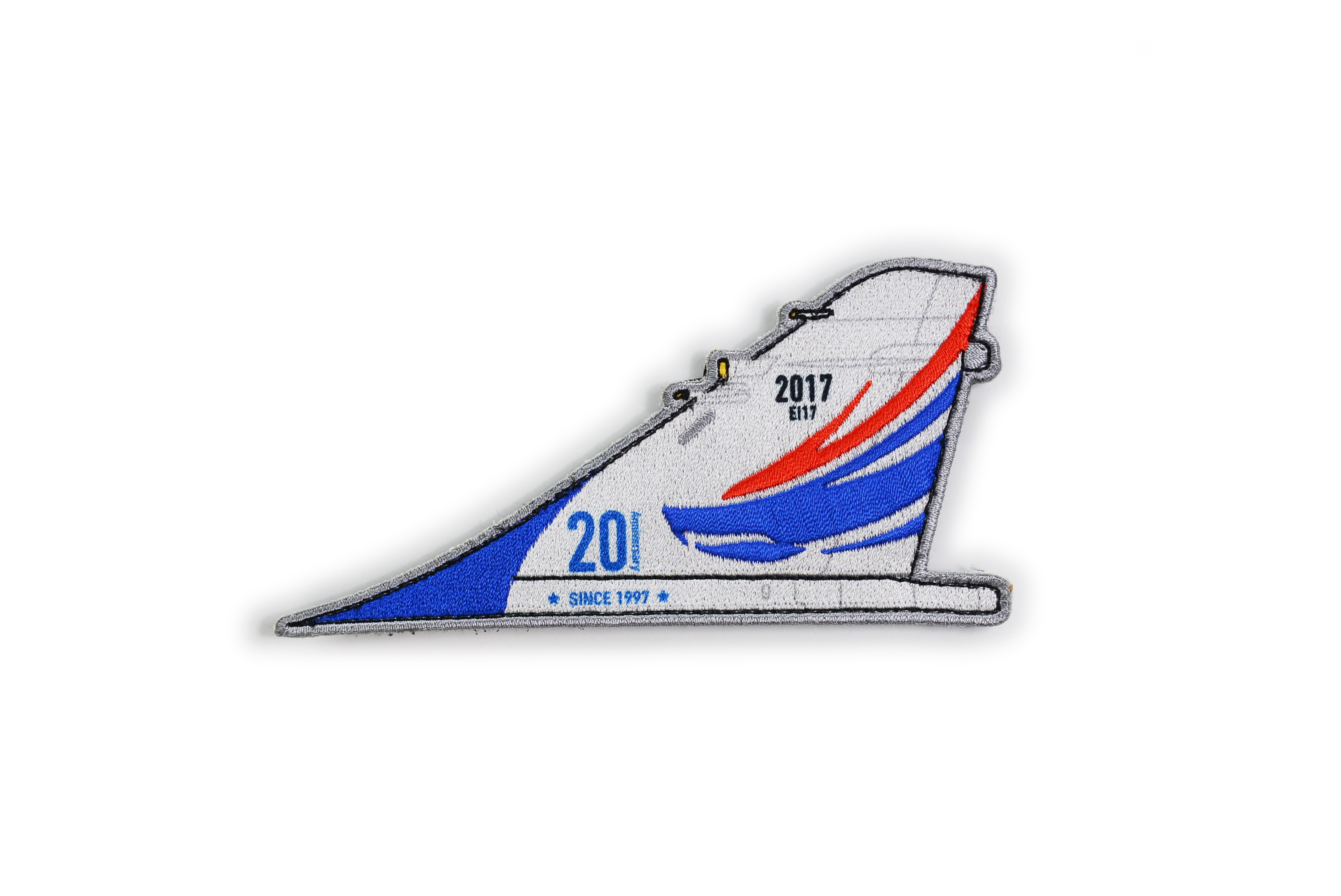 P0111 空軍第二聯隊幻象Mirage 2000-5尾翼繡章(有魔鬼氈)