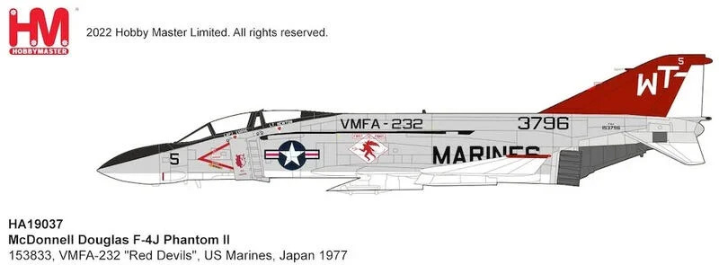 HA19037美國VMFA-232 F-4J #153833模型