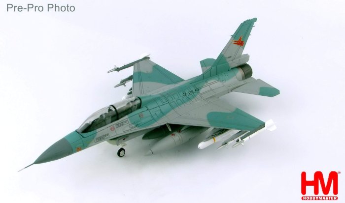 HA3862 F-16B TS-1601 TNI-AU 印尼空軍合金模型
