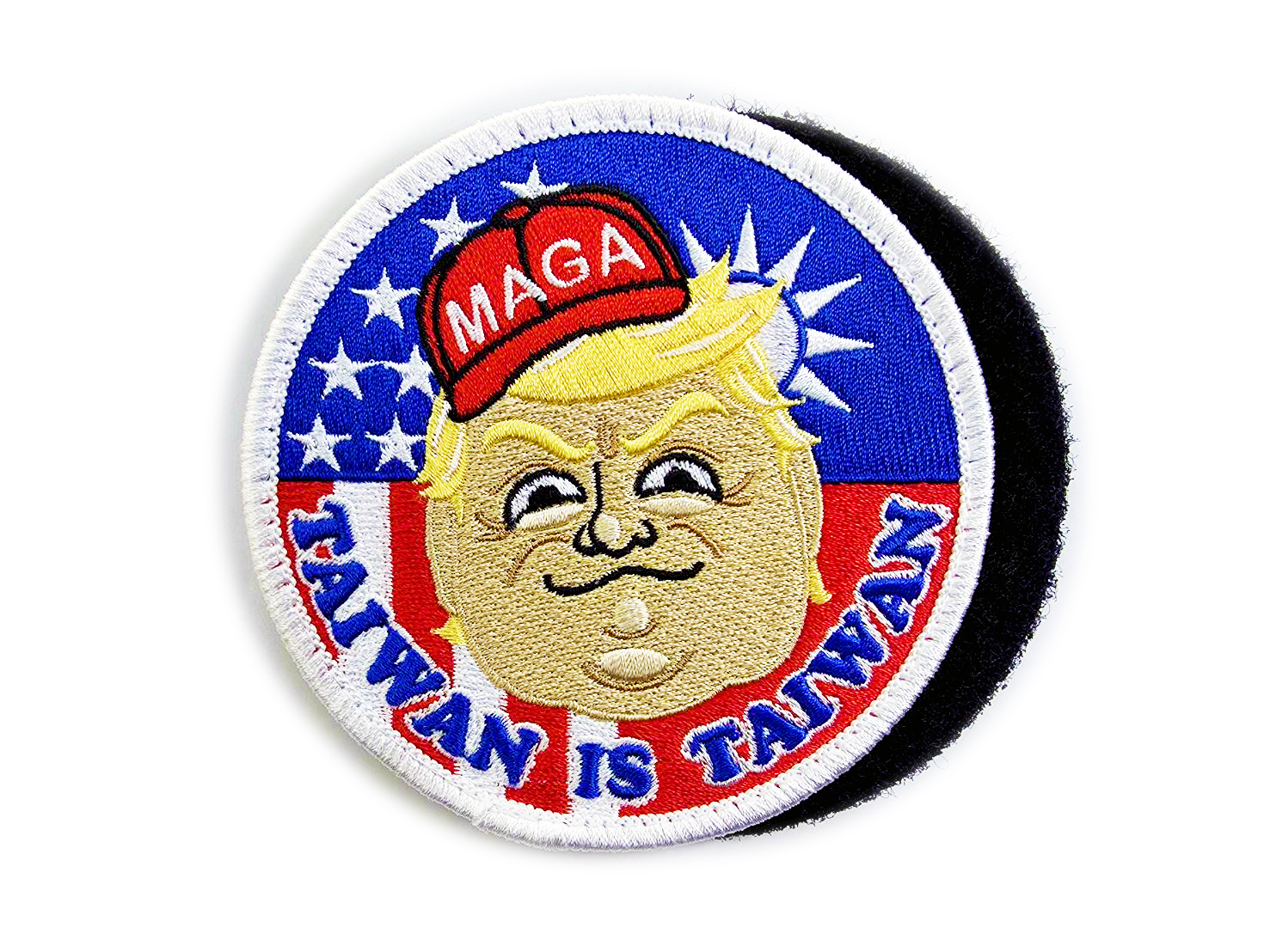 P0155台灣就是台灣TAIWAN IS TAIWAN 繡章(魔鬼氈)