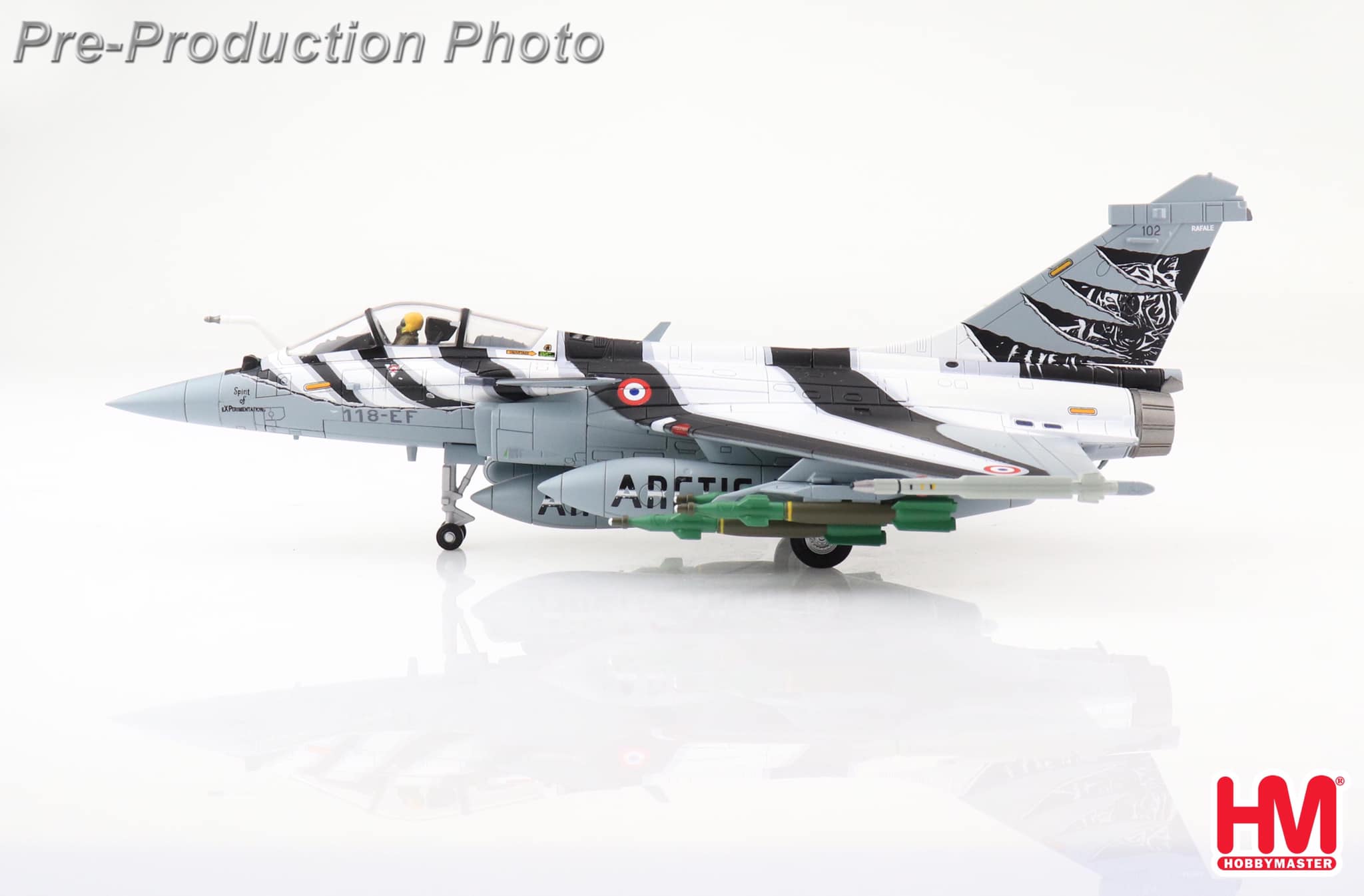 HA9601法國空軍Rafale C飆風戰機北約老虎會2012彩繪模型