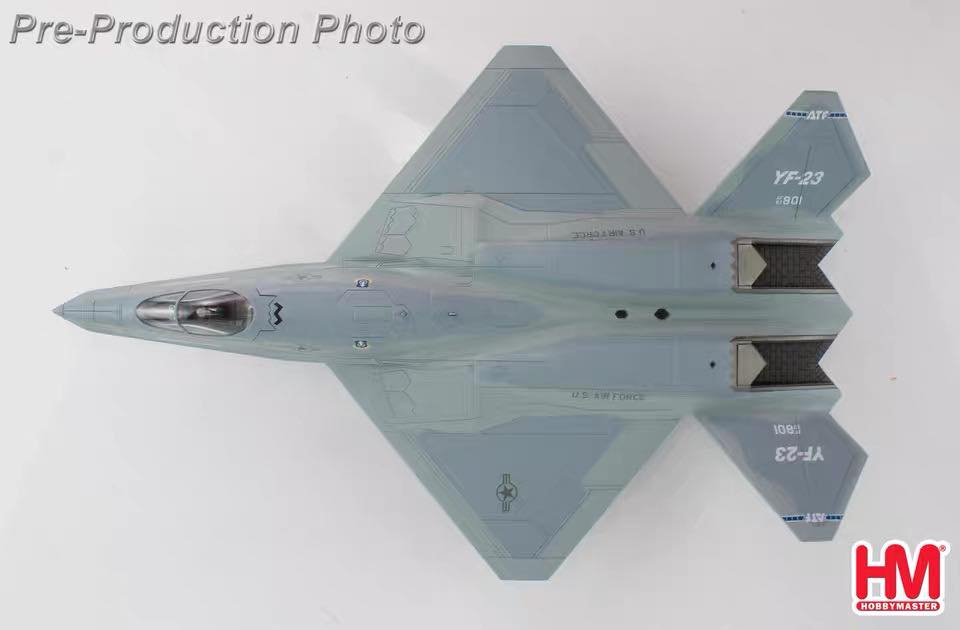 HA2850美國YF-23 “Gray Ghost” 1/72合金成品模型HM