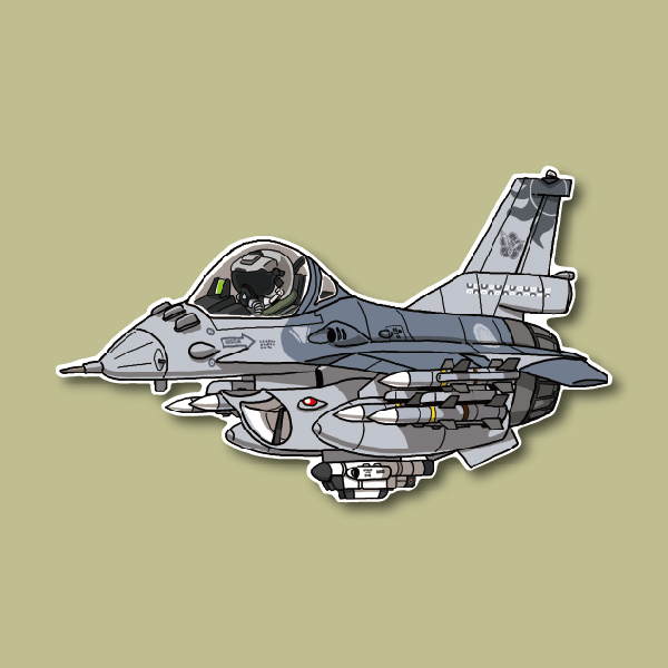 空軍F-16AM戰鬥機單座*花蓮第五聯隊*灰太陽神