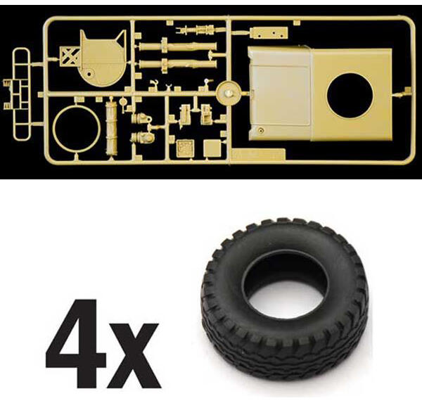 6598美國國軍HMMWV M1036 TOW Carrier拖式飛彈悍馬車1/35模型6598