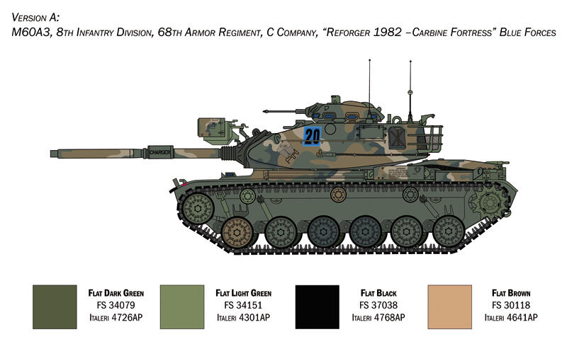 6582 陸軍M60A3坦克1/35模型