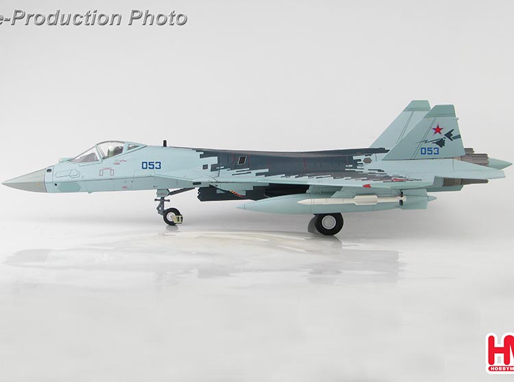HA6801 俄羅斯SU-57戰鬥機 BLUE 053 空軍合金模型