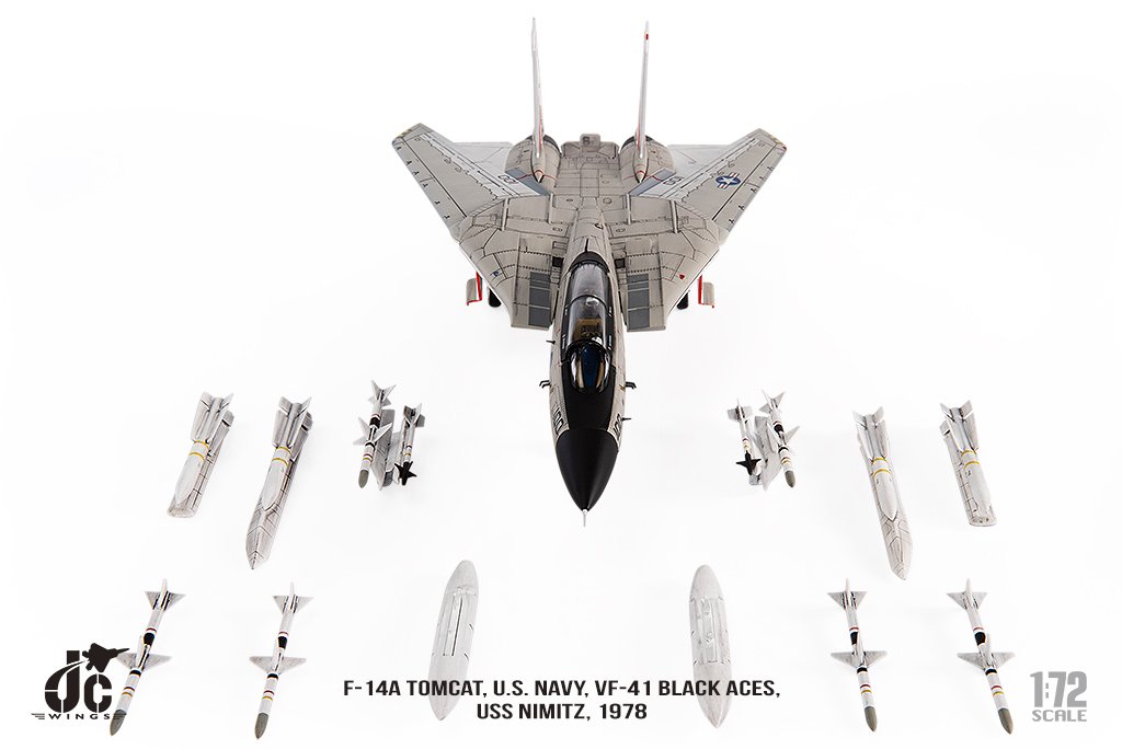 JCW-72-F14-012 美國海軍F-14A VF-41 Black Aces模型