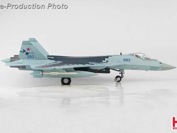 HA6801 俄羅斯SU-57戰鬥機 BLUE 053 空軍合金模型