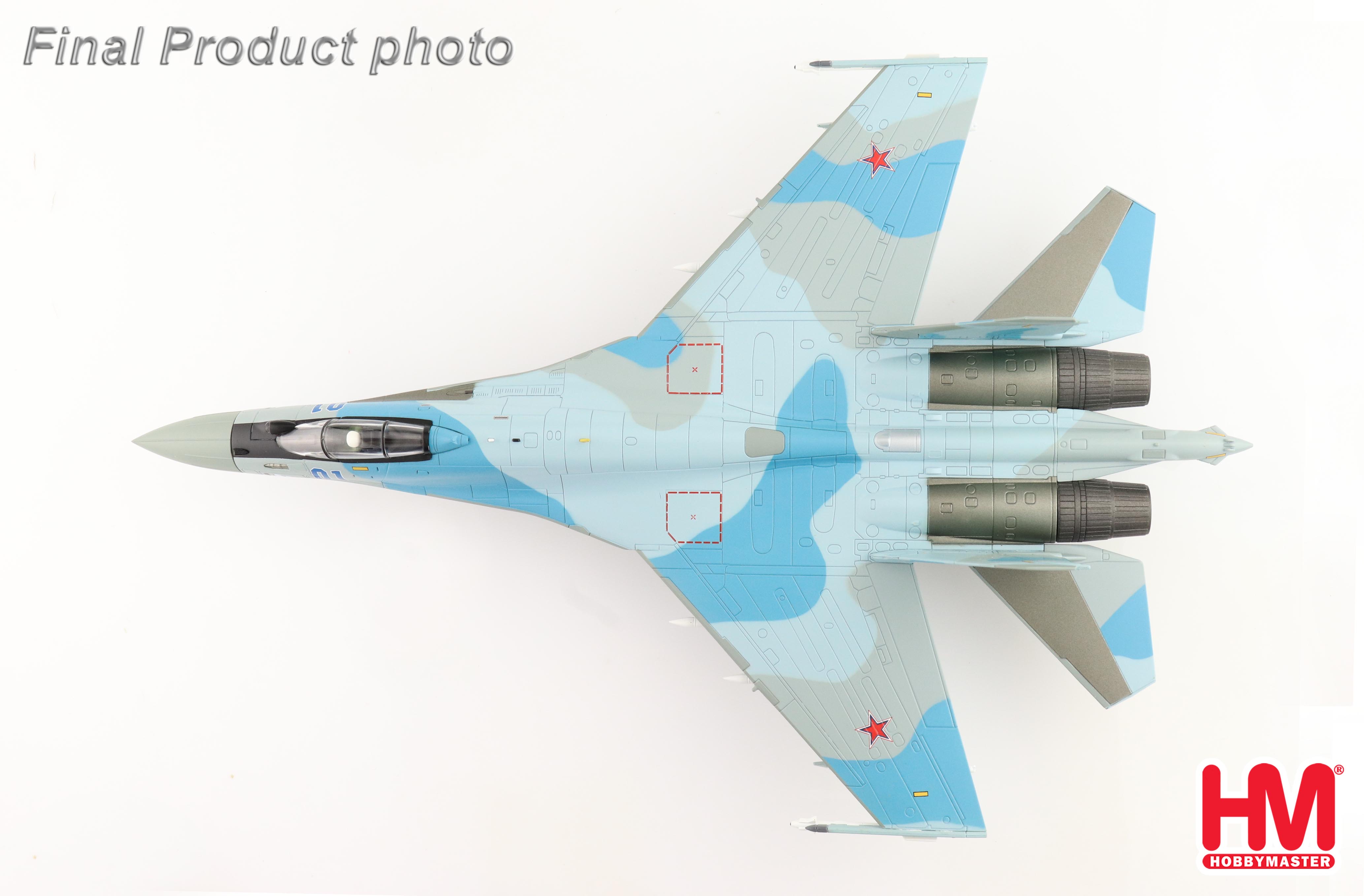 HA5713c俄羅斯Su-35S側衛E侵略者藍色01第16戰鬥機模型1/72成品HM